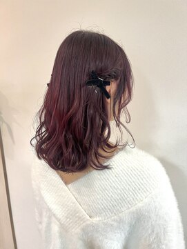 シュガー ヘアアンドネイル 仙台(SUGAR) 大人っぽハーフツインアレンジ◎