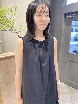 フェンヘアーアイス 中目黒(Fen.hair ici) こなれミディ20代30代40代◎ヘルシースタイル髪質改善カラー
