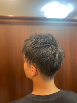 ヒロギンザ 横浜店(HIRO GINZA) アップバングスキンフェード