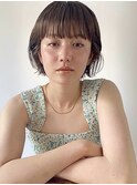 ラフにきまるミニボブ くびれイヤリングカラー20代30代