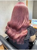 10代20代30代大人かわいい韓国風ピンクティーベージュ韓国ヘア