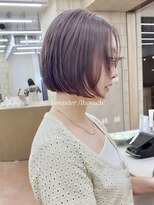 パークレーン アイス イヴェン(park lane ICI yeven)&nbsp;20代30代40代大人可愛いレイヤーボブピンクラベンダー小顔カット