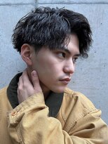 ロンド ローガン 名駅(Lond LOGAN)&nbsp;チリつきのないメンズ縦落ちツイストスパイラルパーマ