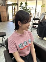 シールドヘアー 沖縄 新都心(C'LD Hair)&nbsp;那覇/新都心/おもろまち/ぷつっと/ボブぱつっとボブ/小顔ボブ