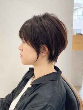 トト 船橋店(toto.) ☆細めハイライトボブフェザーショートマロンベージュ[船橋]