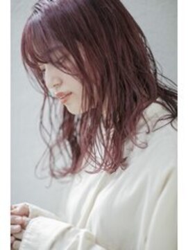 アンジュール 鹿児島中央店(UNJOUR.) ゆるウェーブ × チェリーレッド 20代30代40代