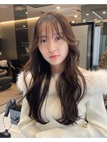 ハルキ ミナト ジャパン フクオカ(HARUKI MINATO japan FUK)&nbsp;韓国ヘア/レイヤーカット/グレージュ
