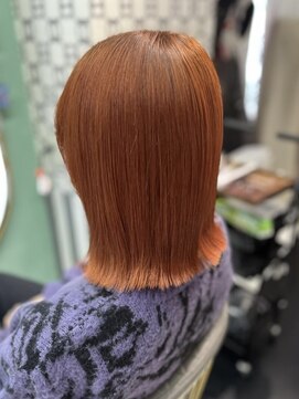 ルフレ 新宿本店1st(Reflet) オレンジヘアー