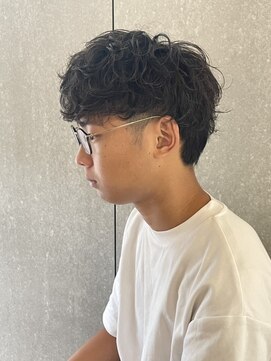 ニアウ 太田店(Niau) メンズナチュラルマッシュシャドウパーマテテパーマニュアンス