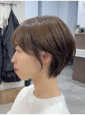 髪質改善/ショート/ブリーチ/顔周り/縮毛矯正