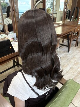 ピンキーウエスト ブラウンカラー/艶カラー/ブリーチなし