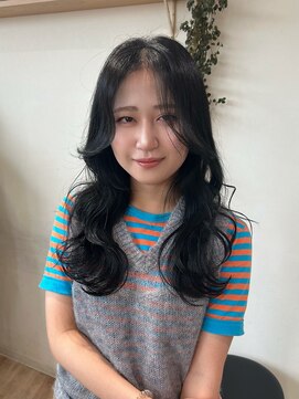 ゼスト 中野店(ZEST) 【ZEST中野/Hikaru】透明感ブラックカラー/髪質改善TR