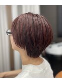 秋ショートボブ