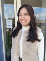 モンルル プル(mon loulou + plus) ロング/レイヤー/ベージュカラー