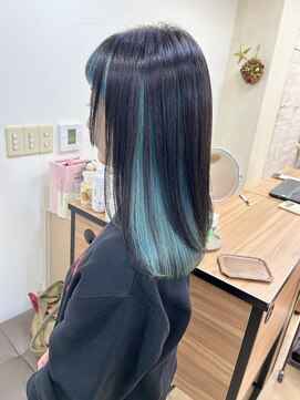 アミート(ameet) インナーカラー水色