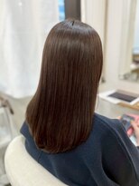 ウミネコ 表参道店(Umineko)&nbsp;プレミア髪質改善ケアカラーコース|オリーブベージュ|ヘッドスパ