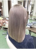 大人可愛い小顔ミルクティーボブ×20代30代40代