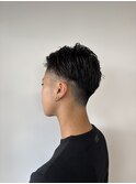 ドライでもキマる。濡れ感×タイトフェードショート