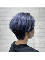 ビスイル 秋葉原店(Vis ill) ハンサムショート髪質改善ブリーチ透明感ブルーグレージュ韓国