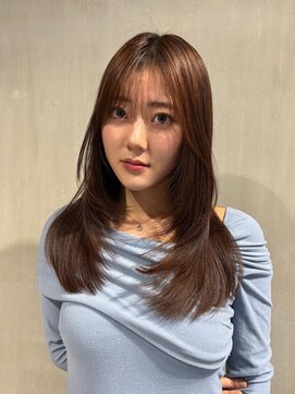 ラトリエ(L'Atelier) 顔周りレイヤー/ナチュラルストレート/ベージュ