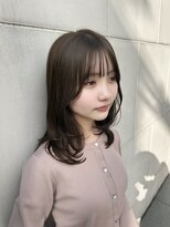 フリーラ 表参道(freera) ミディアムレイヤーカット ブリーチカラー 似合わせカット