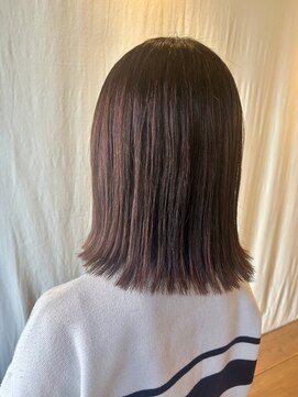 ココカラヘアー ニコ(cococara hair nico) 外はねボブ/オレンジブラウン/透明感