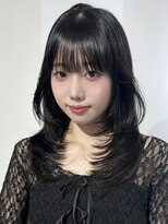 ヨロ 上野(YOLO)&nbsp;ハイライトカラーミルクティーベージュ海外レイヤーカット