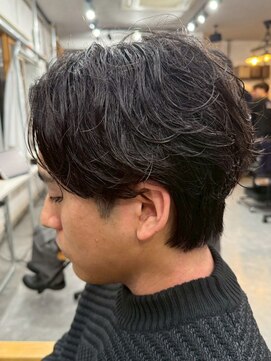 フゥ 宇都宮(FeU) 宇都宮メンズカットメンズパーマツイストパーマ波巻きパーマ眉毛