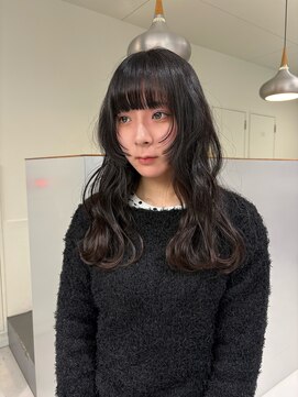 ローレンアオ(LOREN AO) 着物ヘア/ダークアッシュ/ミディアムレイヤーカット/矢場町