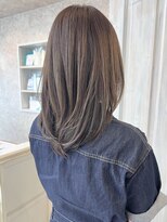 キャアリー(Caary)&nbsp;福山市美容室Caary髪質改善ストレートくすみブラウンカラー