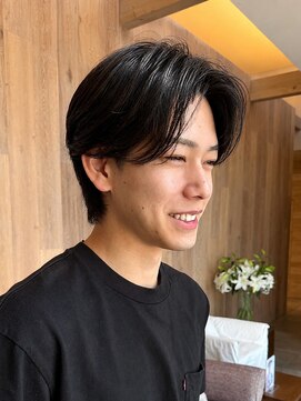 トップヘアーヒルズ 安城(TOP HAIR HILLS) 韓国風センターパート×ナチュラルマッシュ