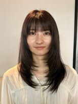 ジャンクヘアー(JUNKHAIR) face layer × olive color