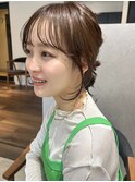 ヘアセット/ヘアアレンジ/編み下ろしアレンジ/レイヤーカット