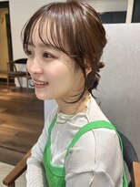 シンス 銀座(since)&nbsp;ヘアセット/ヘアアレンジ/編み下ろしアレンジ/レイヤーカット