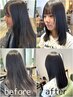 超高濃度☆プロミルトリートメント☆＋縮毛矯正＋カット　通常￥28000