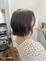 ハクア(HAKUA)&nbsp;切りっぱなし外ハネボブ×透明感ブラウン