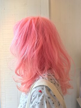 クリコ ヘアーデザイン(CLICQUOT hair design) キャンディーピンクロング