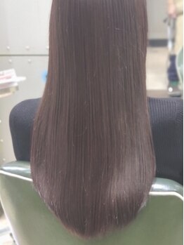 ラミパス(RAMIPASS ladies&gentlemen)の写真/【カット+縮毛矯正 ¥13000】TOKIOのインカラミストレート使用★髪質改善しながら美髪へ*