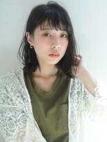 ウィット(wit) 暗めカラー耳掛けボブナチュラル前髪