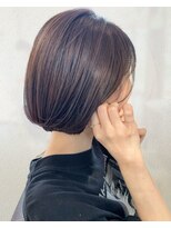 アース 相模大野店(EARTH)&nbsp;20代30代40代小顔切りっぱなし大人ボブモカベージュカラー
