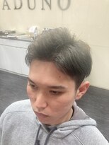 ラドゥーノ ヘアクリエイション 御所北店(RADUNO hair creation) アッシュ×ツーブロックショート