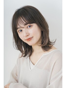 ガーデン オオタカノモリ(garden otakanomori) 暗髪×シースルーバング×ニュアンスカラー