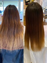 【話題沸騰】業界最高峰の髪質改善/艶髪矯正★before＆after