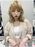 天神 大名 顔まわりカット イエロー