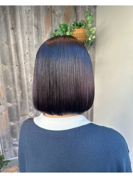 オネスト 八柱店(onest) 黒髪/グレーベージュ/レイヤーロング/前髪パーマ