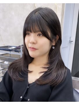 ロンドアヴァントゥス 池袋(Lond aventus) 韓国レイヤー/韓国風/ボブ/髪質改善/黒髪/ブリーチなし〔池袋〕