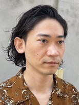 メンズココ 清澄白河店(MENS COCO)&nbsp;センターパートツイストスパイラルパーマ刈り上げツイストパーマ