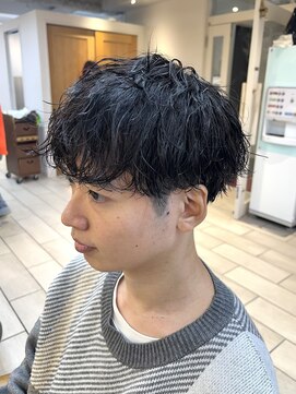 テトラ バイ ネオリーブ 横浜西口店(tetra by neolive) メンズパーマ　波巻き　ツイスパ　マッシュ　［横浜］［横浜駅］