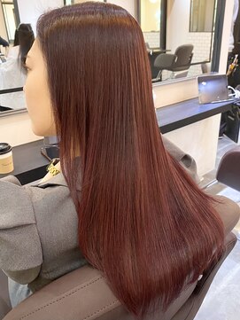 サロンドミルク 溝の口店(salon de MiLK) レッドブラウン