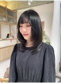 レイヤーカット 韓国 顔周りカット 立川 /e